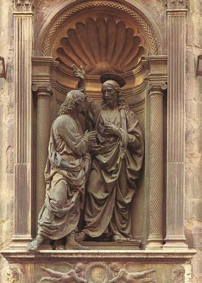 Andrea della Verrocchio Christ and Doubting Thomas China oil painting art